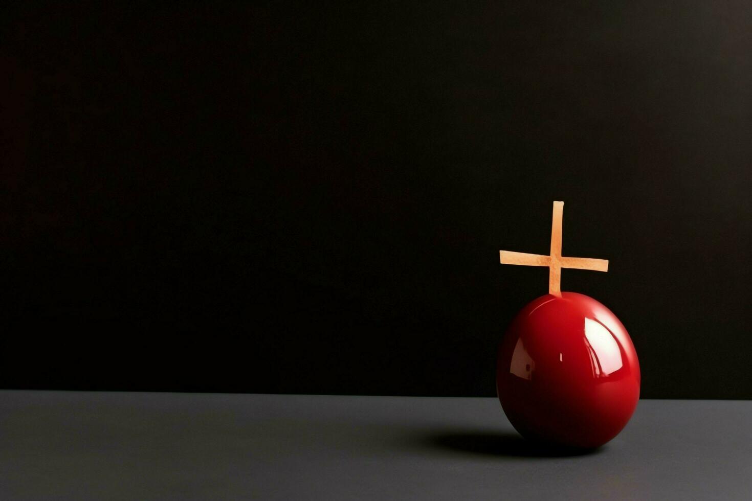Happy good friday celebration concept with crown of thorns, bible, christian cross and copy space concept by AI Generated photo