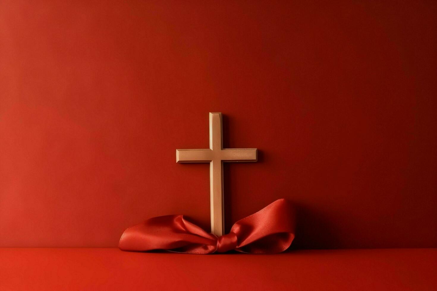 Happy good friday celebration concept with crown of thorns, bible, christian cross and copy space concept by AI Generated photo