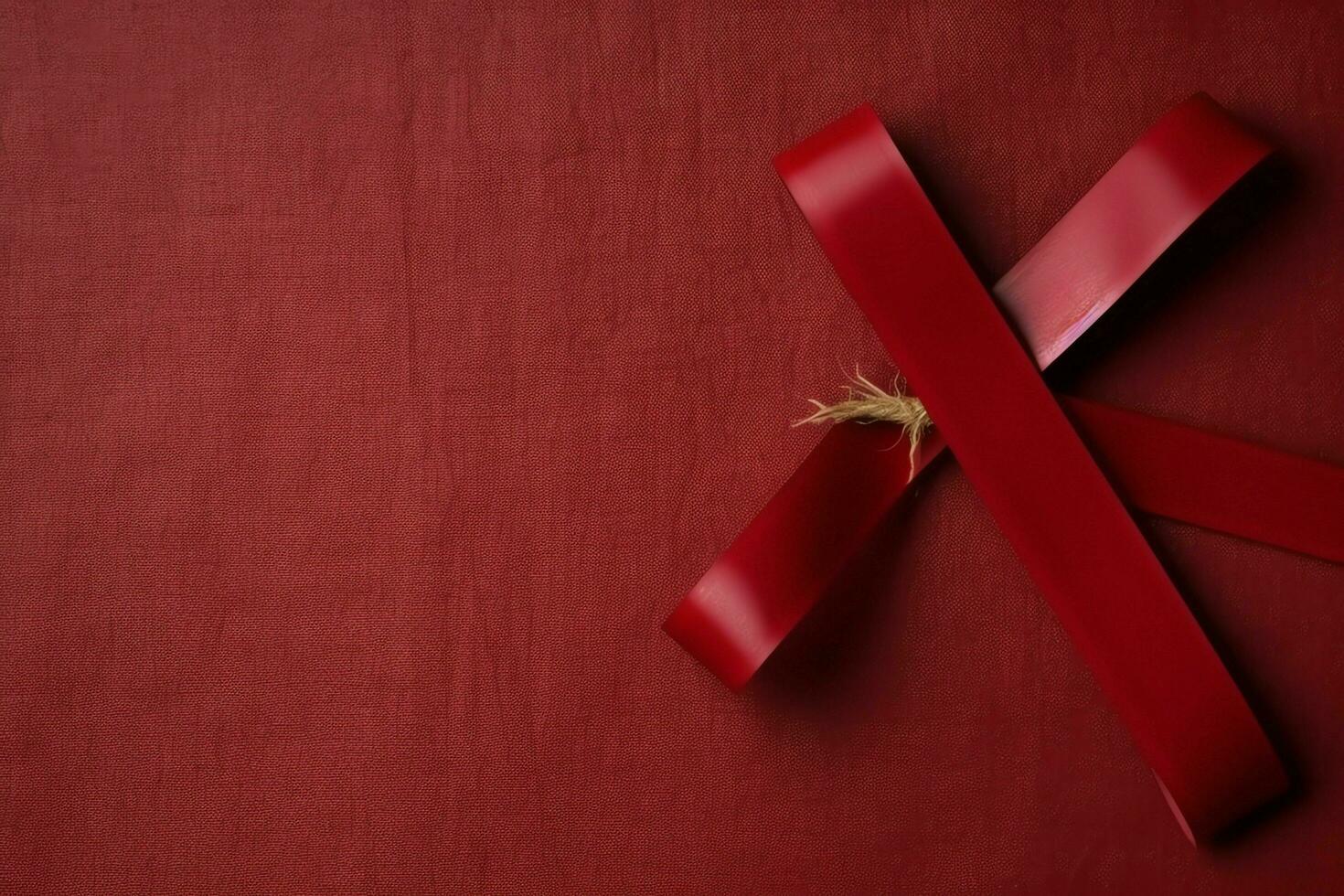 Happy good friday celebration concept with crown of thorns, bible, christian cross and copy space concept by AI Generated photo