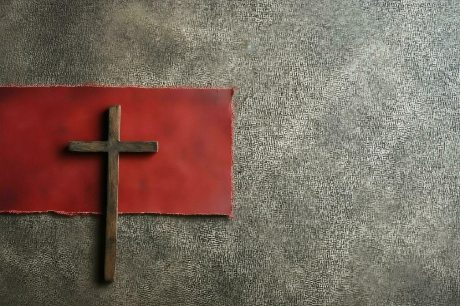 Happy good friday celebration concept with crown of thorns, bible, christian cross and copy space concept by AI Generated photo