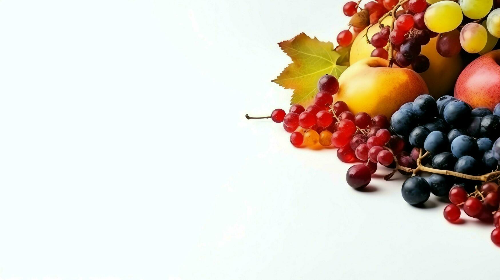 Thanksgiving day or autumn composition with pumpkin, oranges, leaves or chicken. Thanksgiving food concept by AI Generated photo