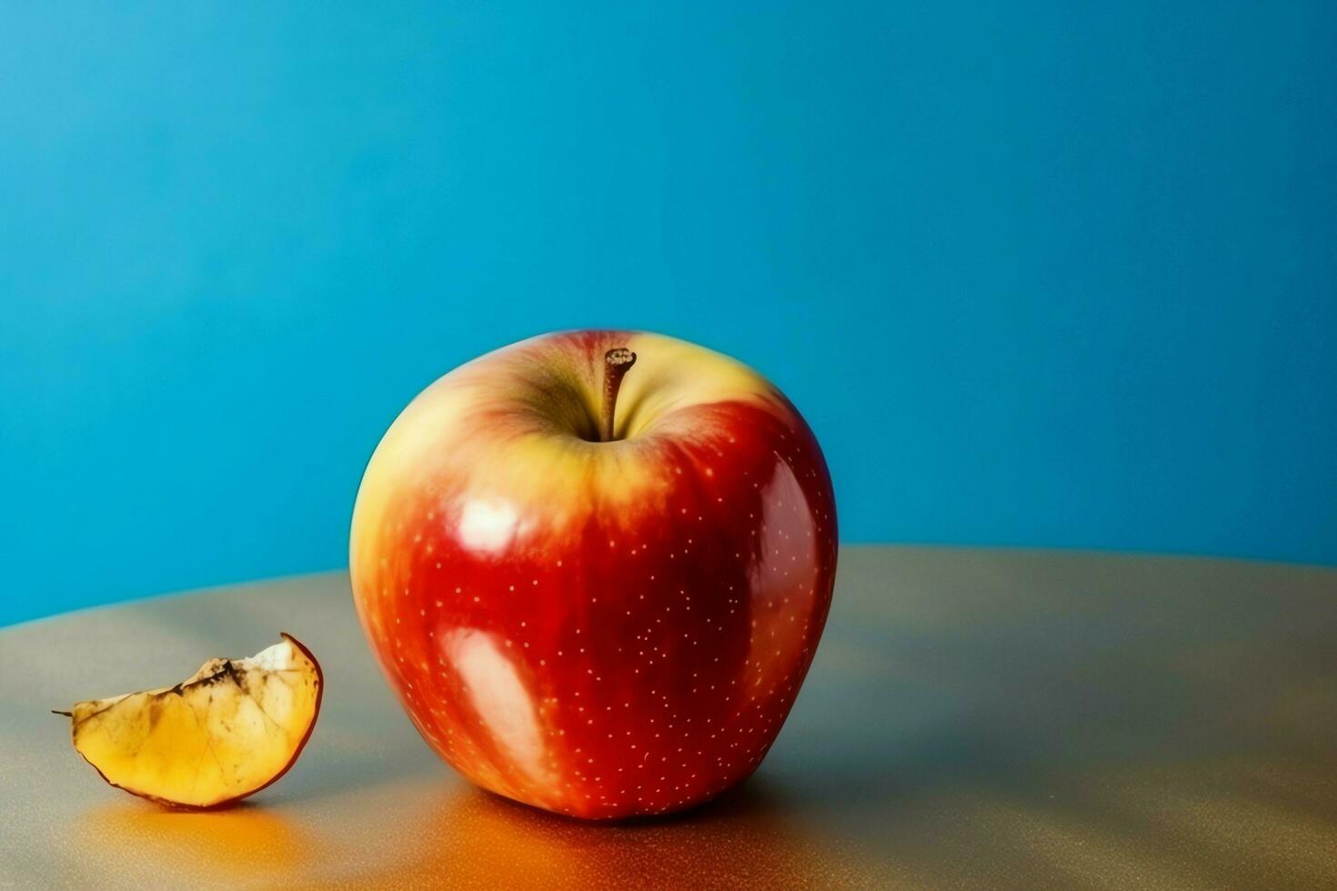 Traditional food of jewish new year holiday of tradition or religion. Rosh hashanah with copy space concept by AI Generated photo