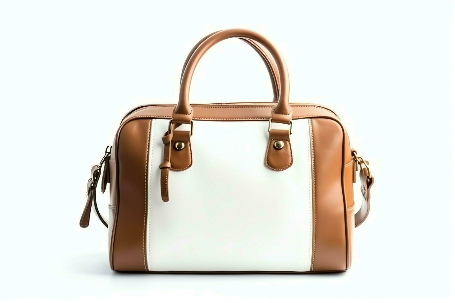 Beautiful elegance and luxury fashion women handbag or purse. A glamour female leather hand made bag concept by AI Generated photo