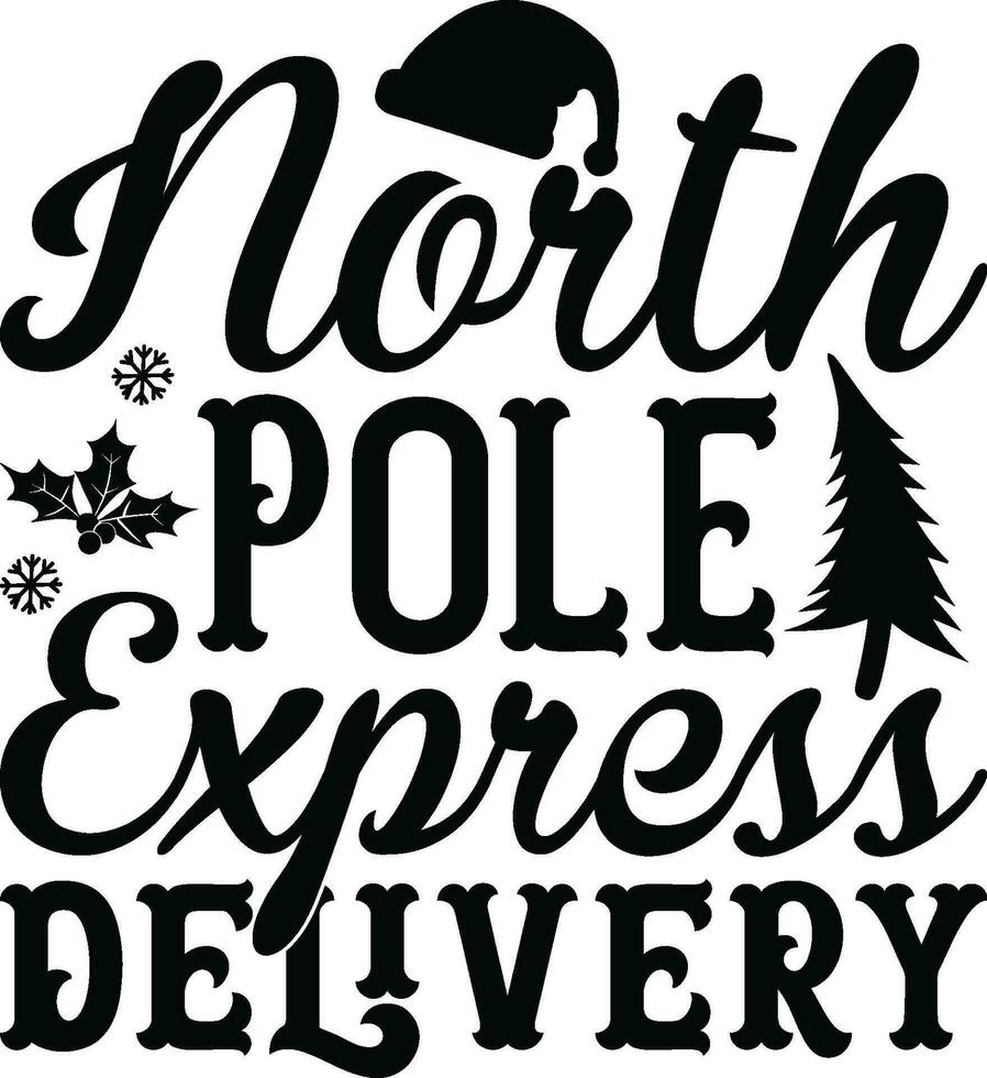 Christmas - Lettering design for greeting banners, Mouse Pads, Prints, Cards and Posters, Mugs, Notebooks, Floor Pillows and T-shirt prints design. vector