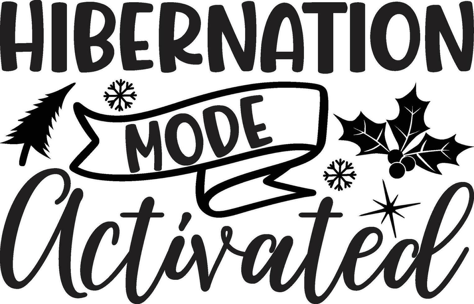 Christmas - Lettering design for greeting banners, Mouse Pads, Prints, Cards and Posters, Mugs, Notebooks, Floor Pillows and T-shirt prints design. vector