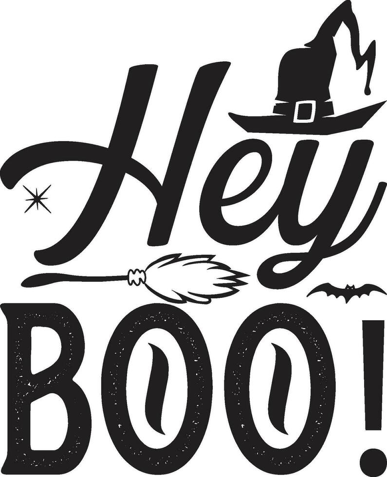 Halloween - Lettering design for greeting banners, Mouse Pads, Prints, Cards and Posters, Mugs, Notebooks, Floor Pillows and T-shirt prints design. vector