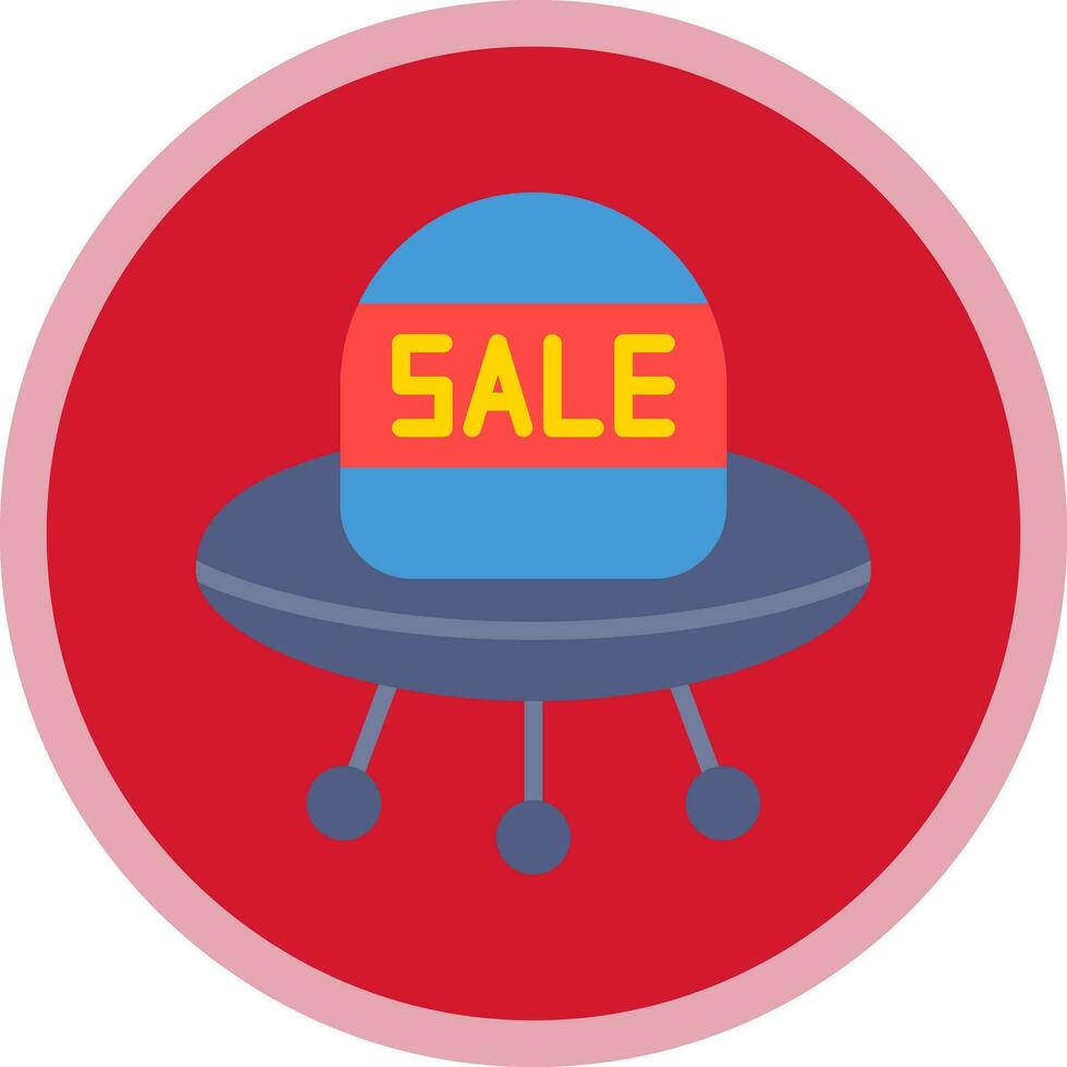 Sale UFO Vector Icon Design