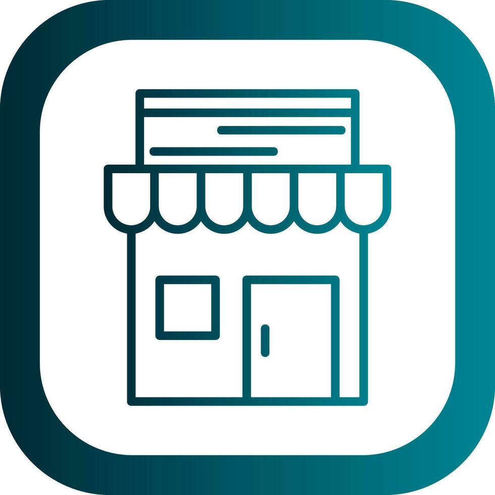 Storefront Vector Icon Design