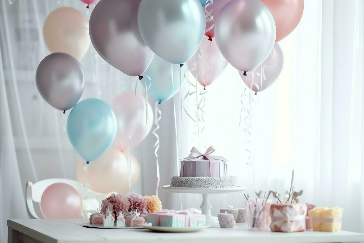 Pastel Party Decor, Pastel Birthday Decorations, Birthday Backdrop