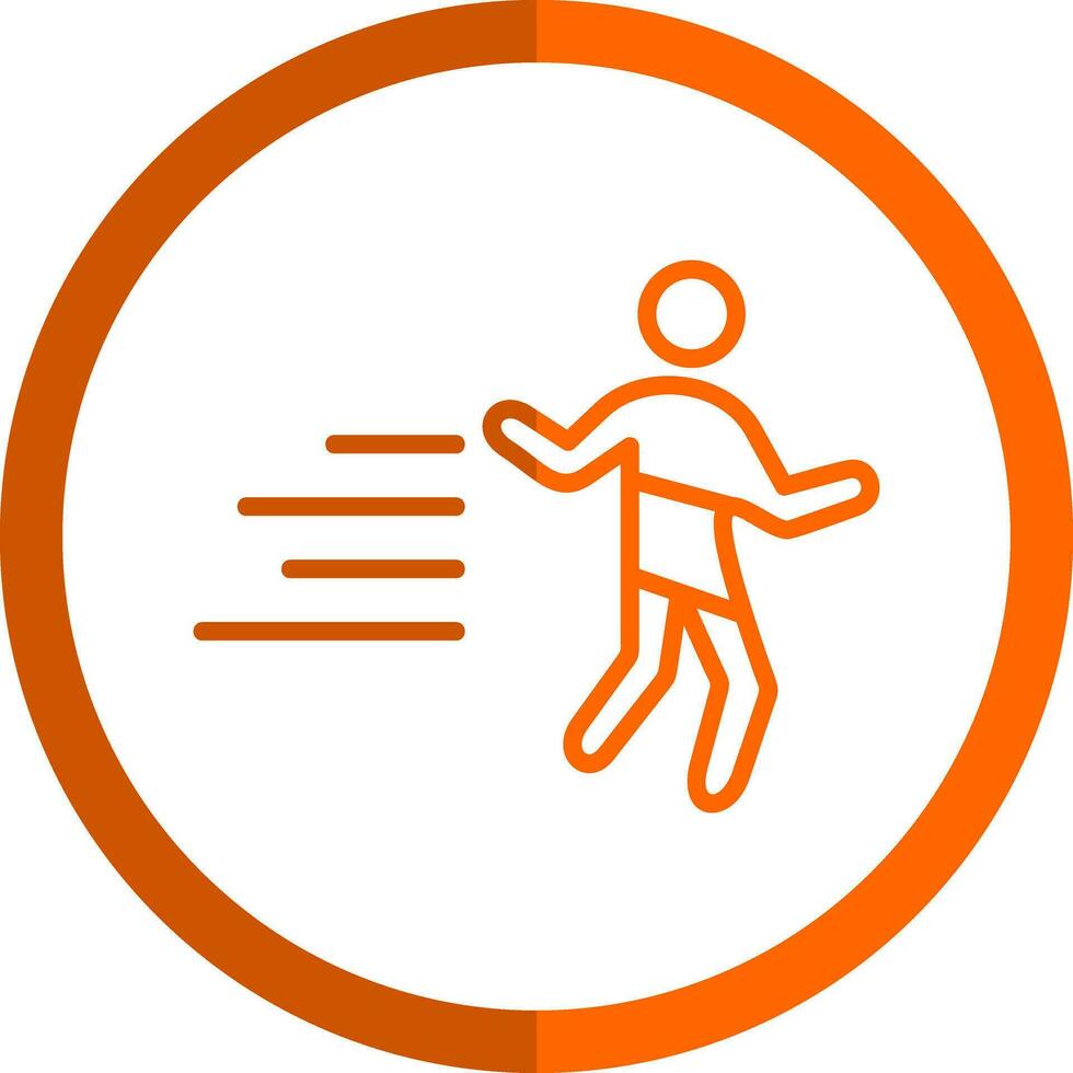 Shopping Sprinter Vector Icon Design