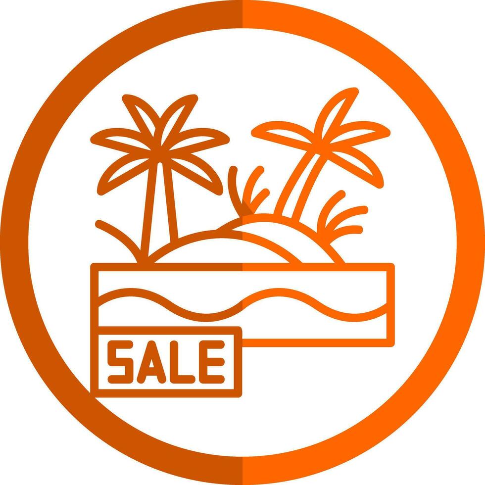 Sale Oasis Vector Icon Design