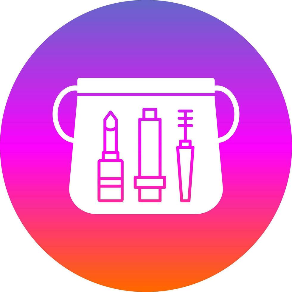 maquillaje bolso vector icono diseño