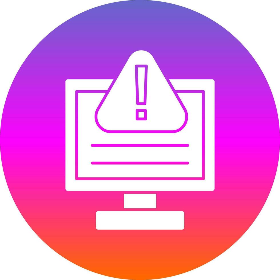 Error Vector Icon Design