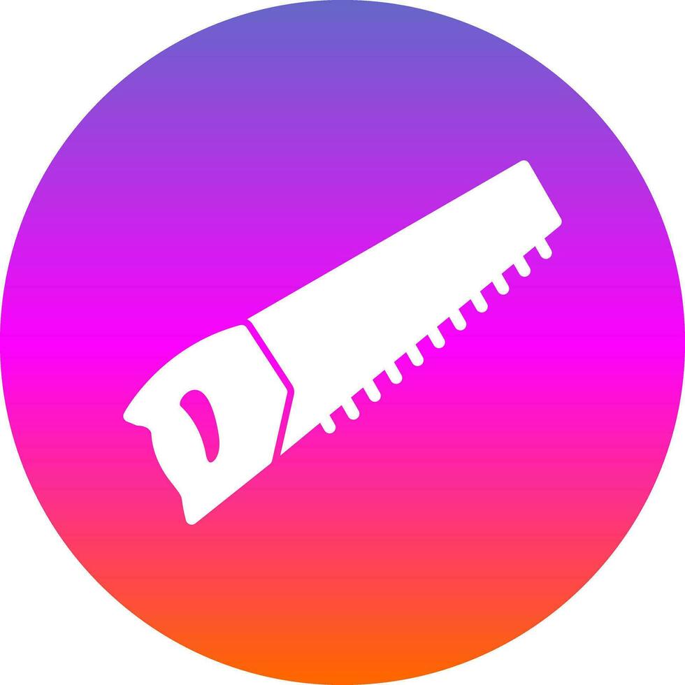 Hand saw Vector Icon Design