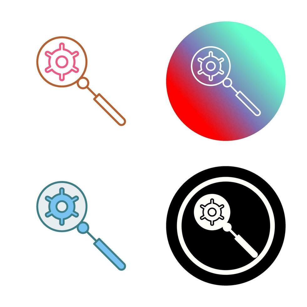 Unique Search Engine Optimizati Vector Icon