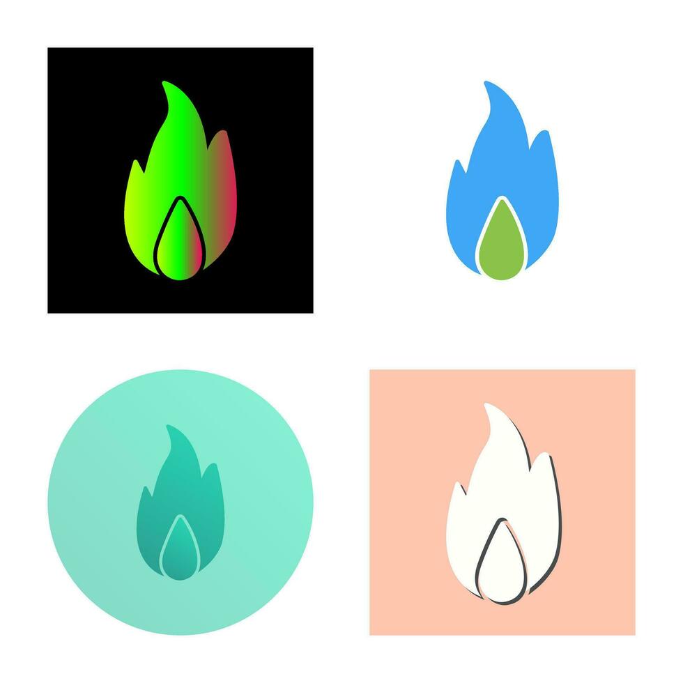 Unique Fire Vector Icon