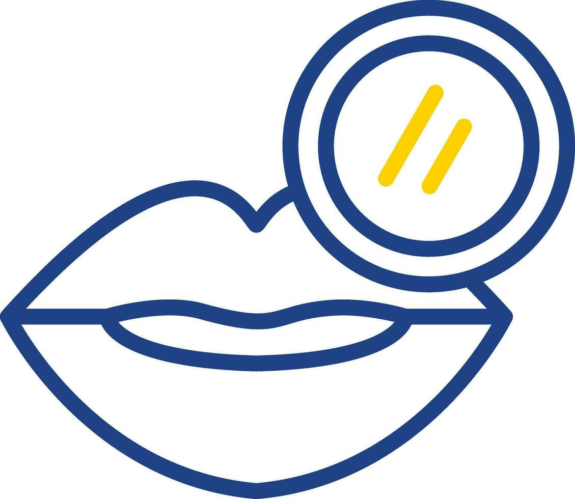 Lip Scrub Vector Icon Design