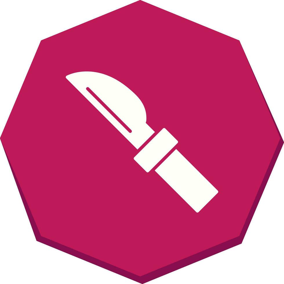 icono de vector de cuchillo