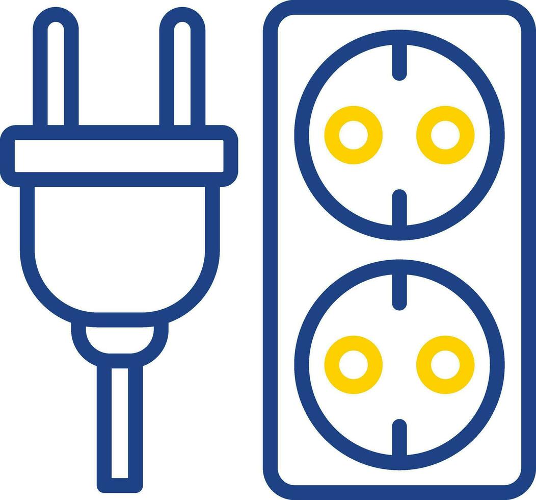 Electric socket Vector Icon Design