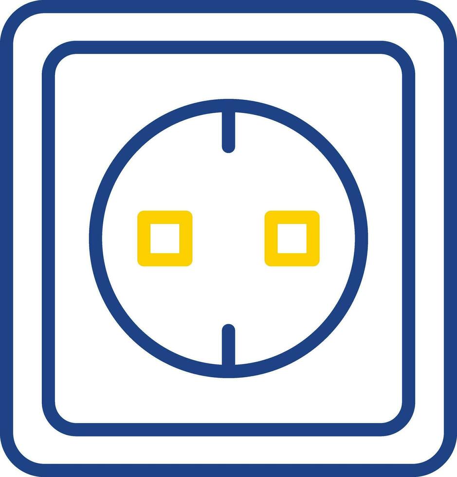 Electric socket Vector Icon Design