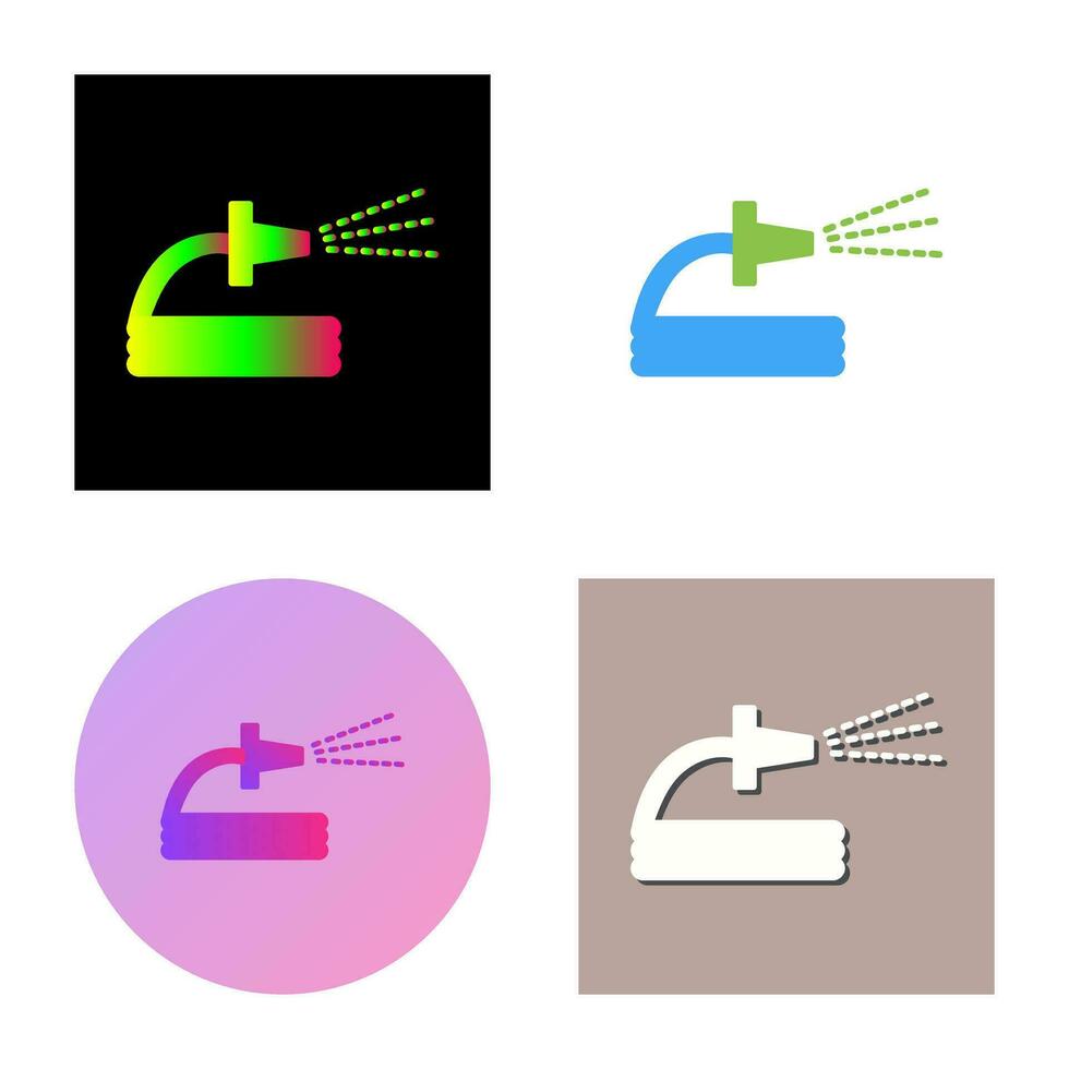 Unique Spraying Water Vector Icon