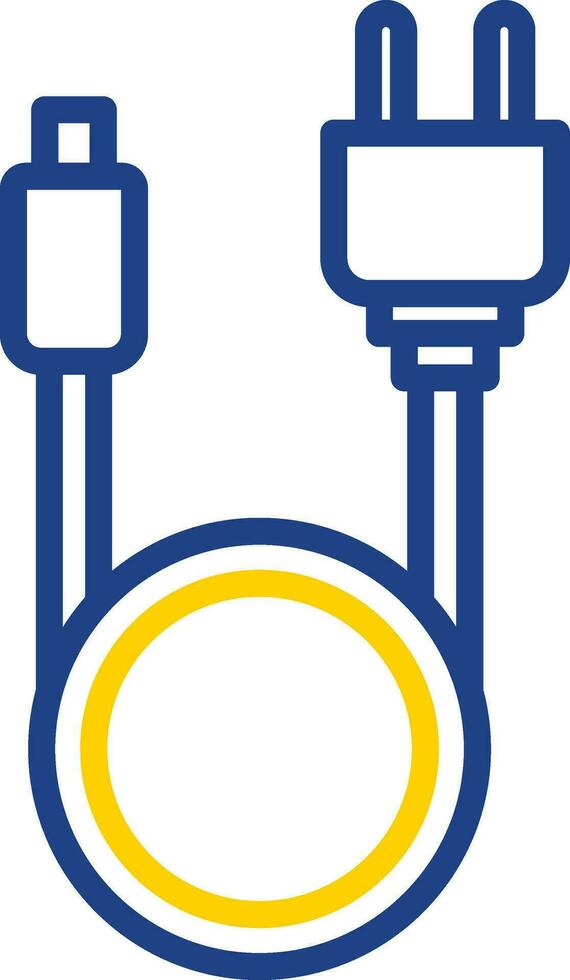 Search Cable Vector Icon Design