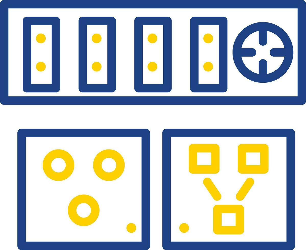 Electric outlet Vector Icon Design