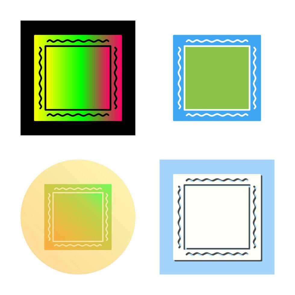 Unique Frame Vector Icon