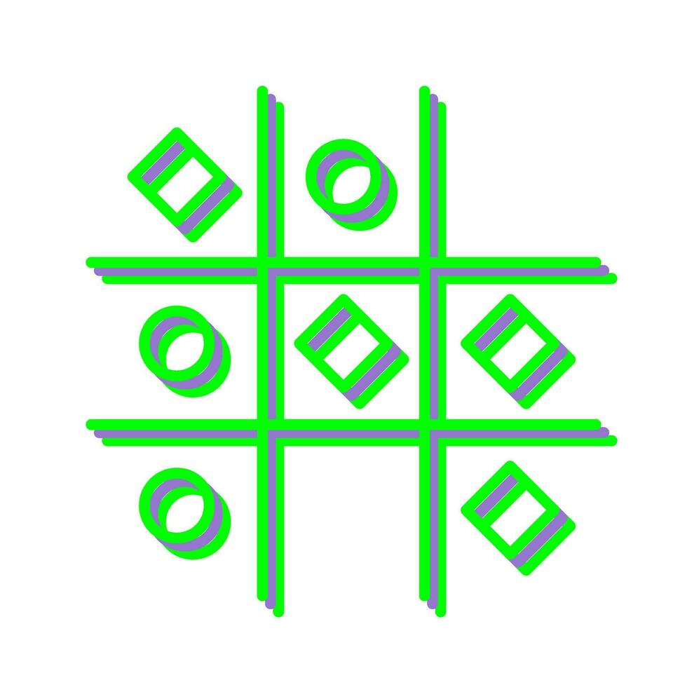 Tic Tac Toe Vector Icon