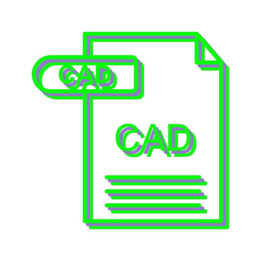 icono de vector de cad