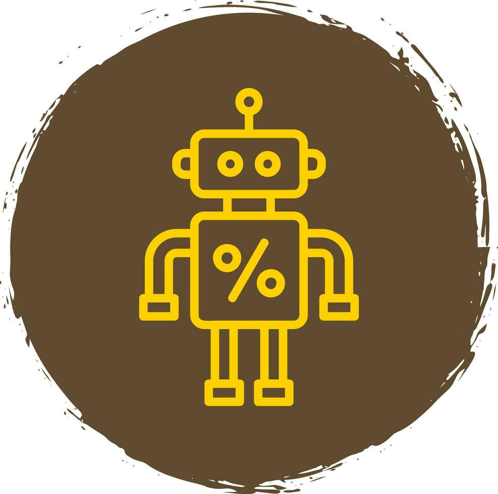 descontado robot vector icono diseño