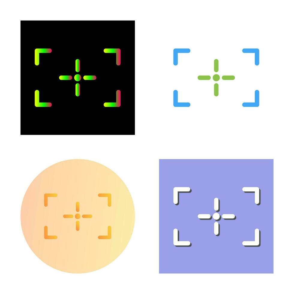 Unique Focus Vector Icon