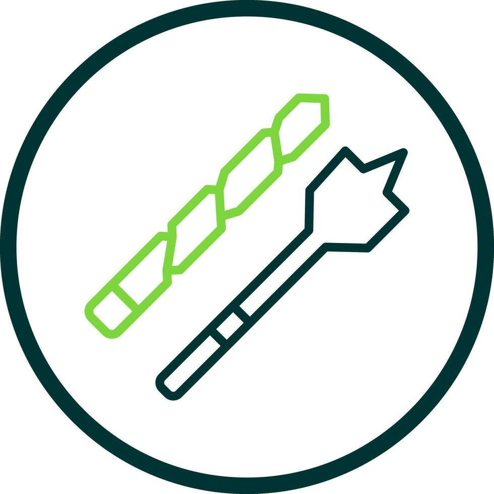 Drill bit Vector Icon Design