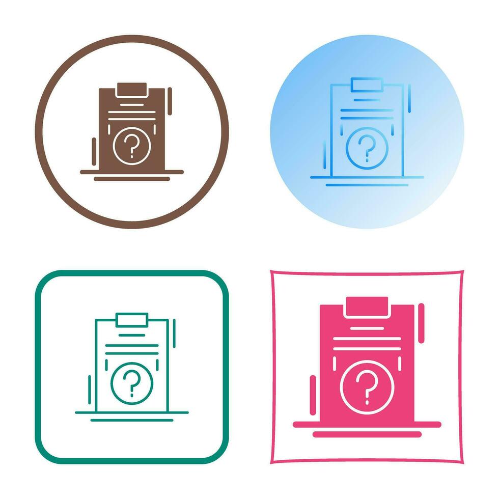 Question Vector Icon