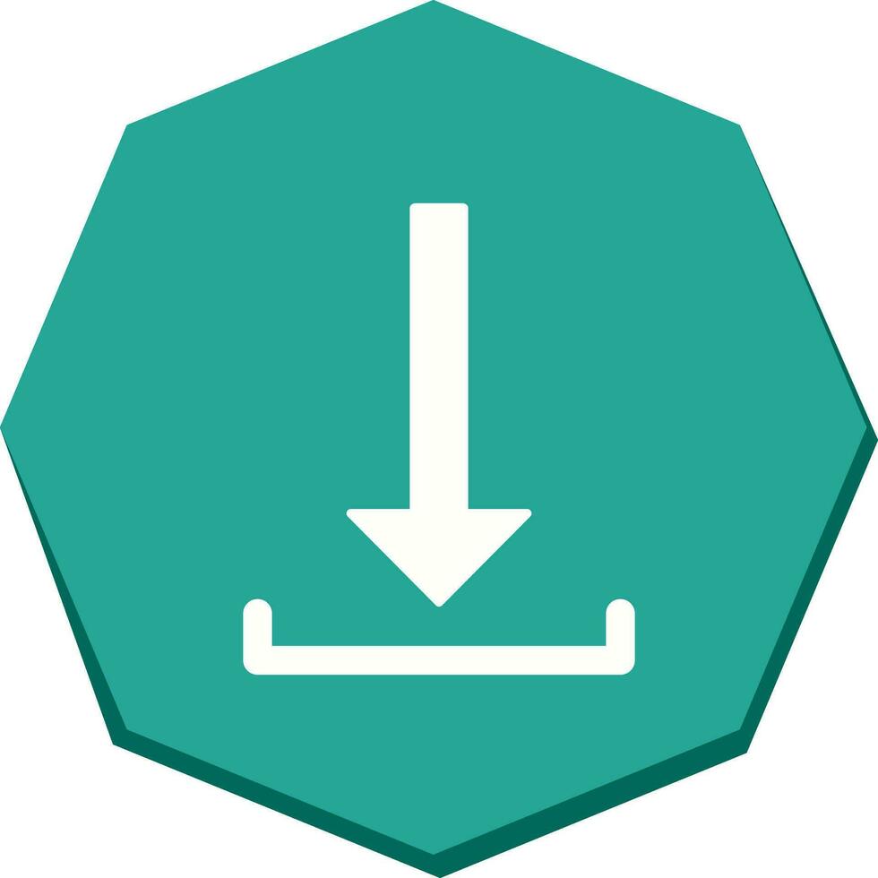 Unique Download Vector Icon