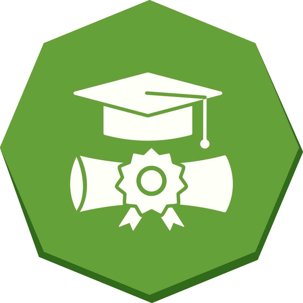 icono de vector de graduación