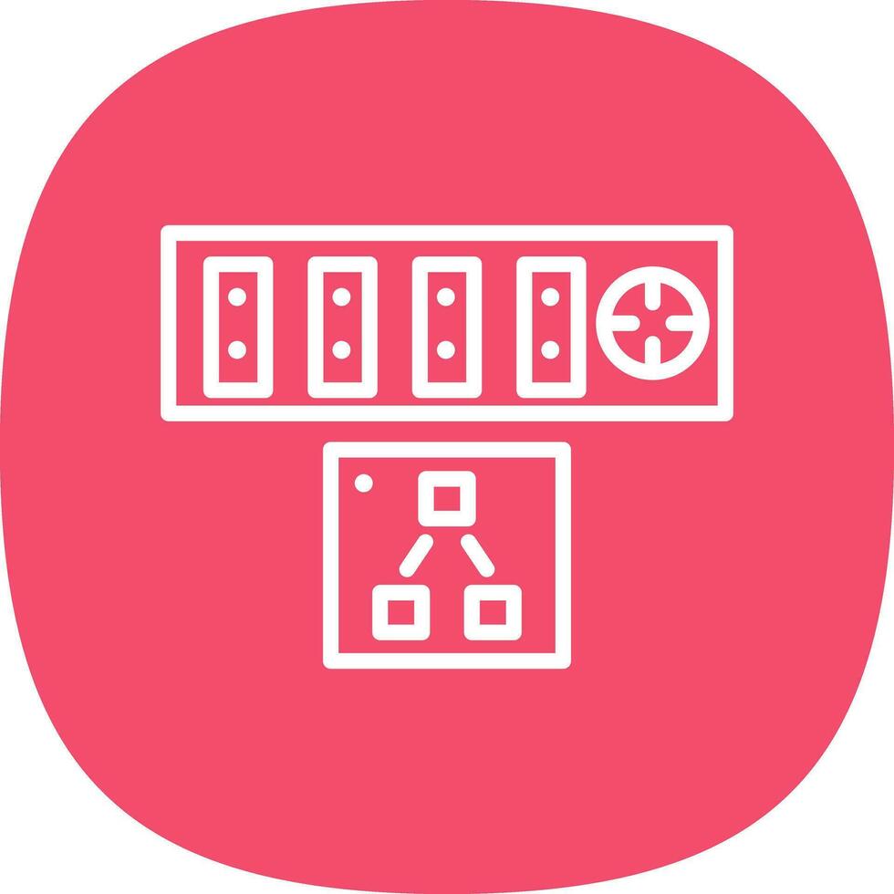 Wall socket Vector Icon Design