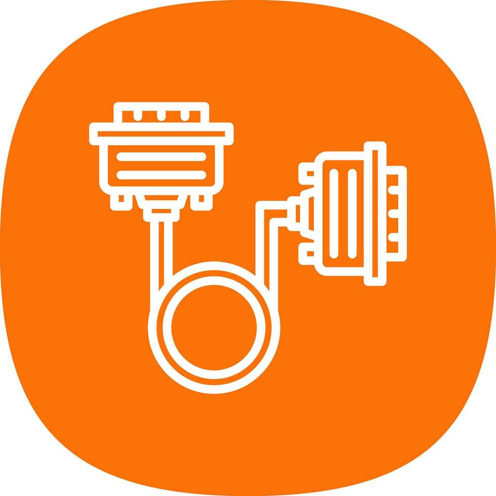 Vga cable Vector Icon Design