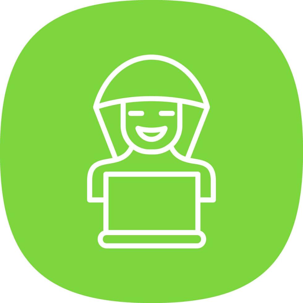 Hacker Vector Icon Design
