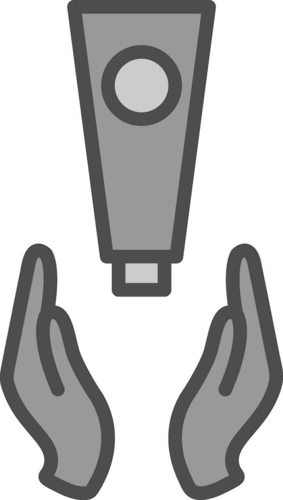 Hand Cream Vector Icon Design