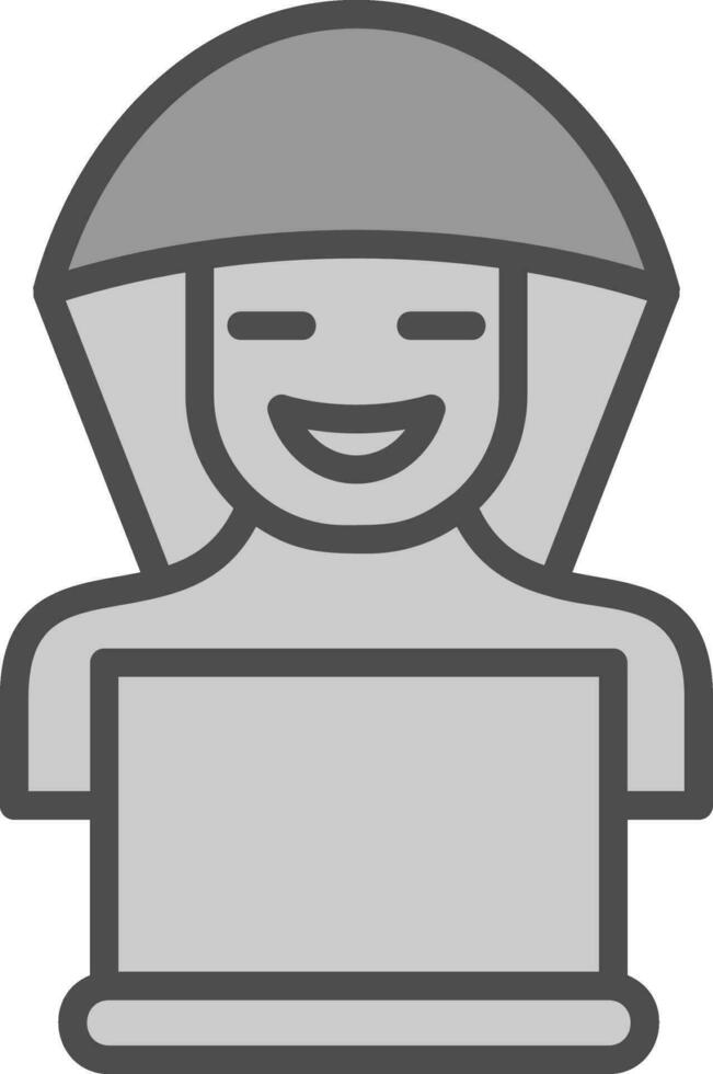 Hacker Vector Icon Design