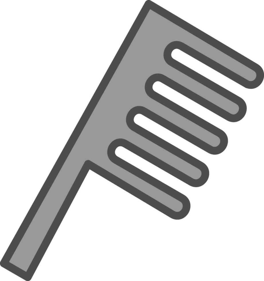 Hair Comb Vector Icon Design