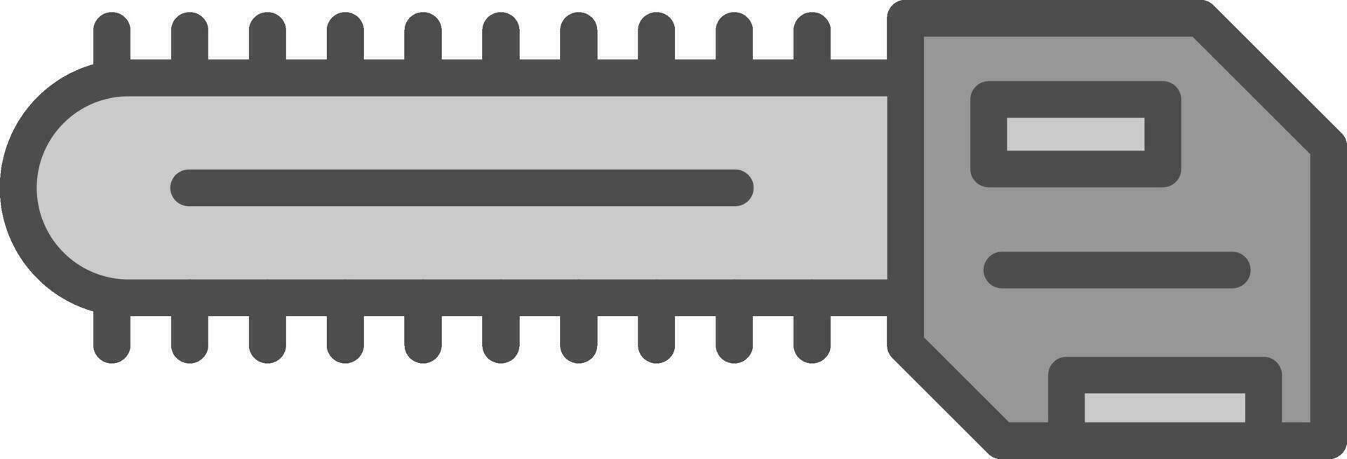 Chainsaw Vector Icon Design