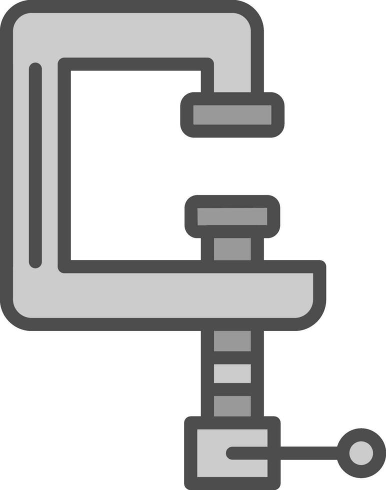 Clamp Vector Icon Design