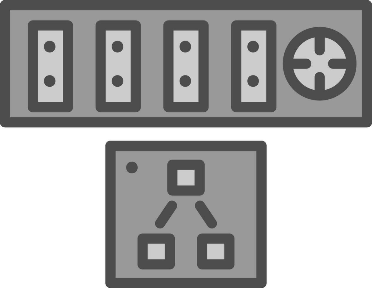 Wall socket Vector Icon Design