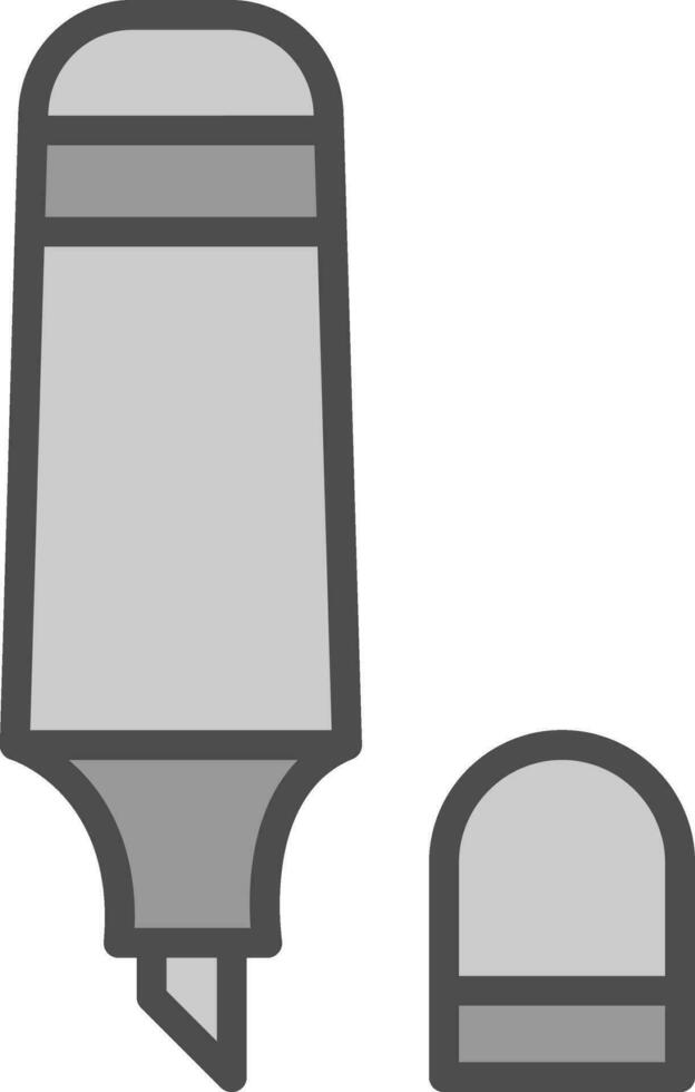 Highlighter Vector Icon Design