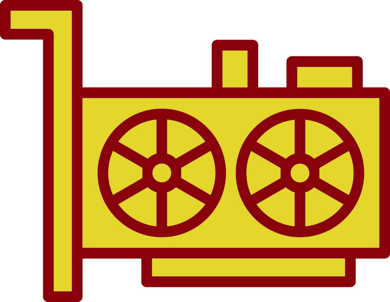 Vga card Vector Icon Design