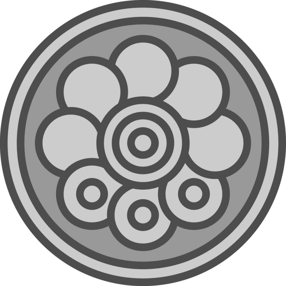 Cobb Salad Vector Icon Design