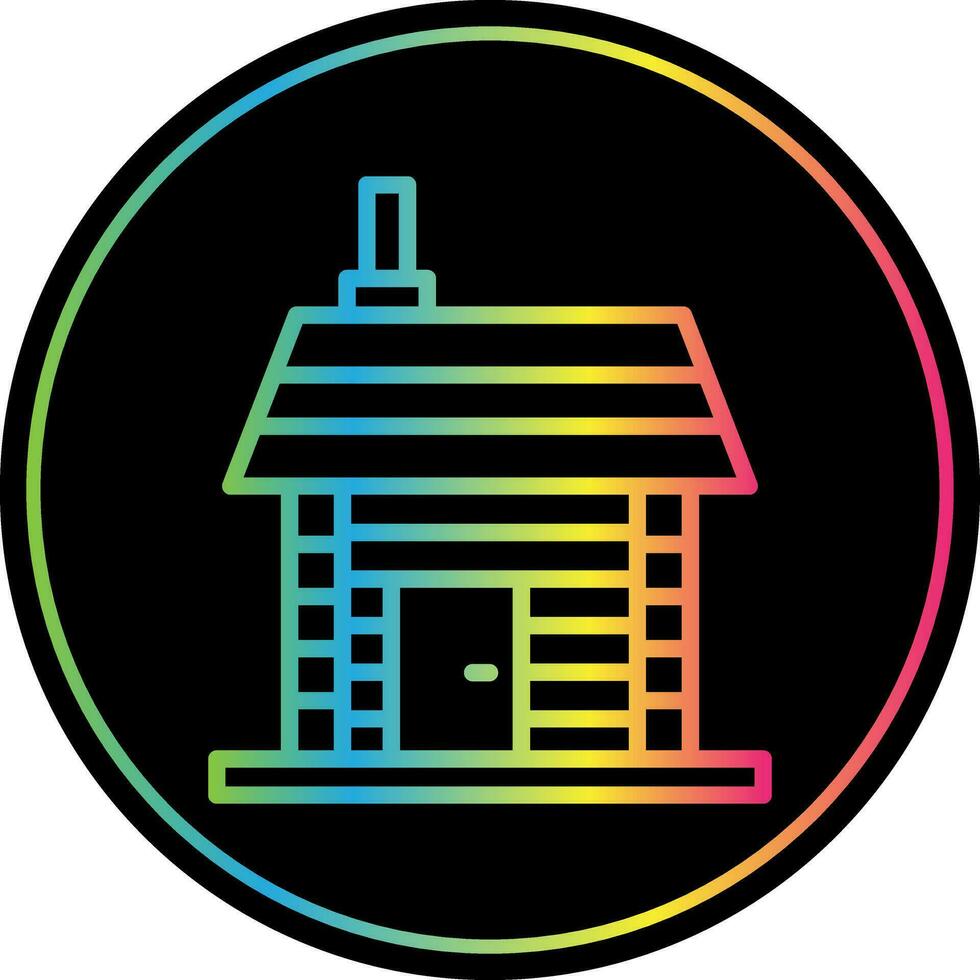 Cabin Vector Icon Design