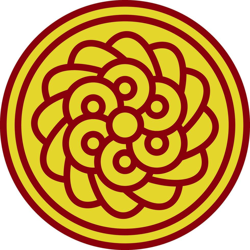 Fruit Tart Vector Icon Design